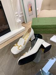 Gucci Women's Ballet Flat with Horsebit White - 6