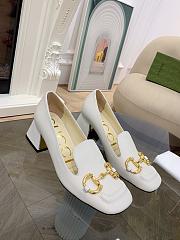 Gucci Women's Ballet Flat with Horsebit White - 2