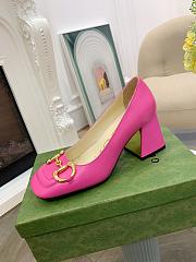 Gucci Women's Ballet Flat with Horsebit Pink - 5