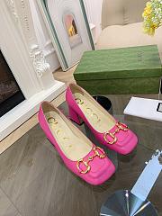 Gucci Women's Ballet Flat with Horsebit Pink - 3