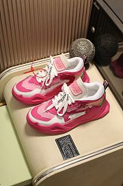 Off-White Odsy-1000 Light Pink with White Shoeslaces - 2