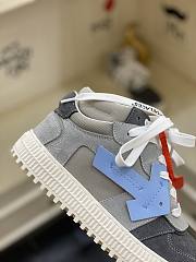 Off-White Grey Blue Low-Top Off-Court 3.0 Sneakers - 5