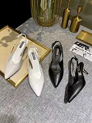 Versace Safety Pin Pumps White - 3