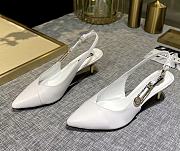 Versace Safety Pin Pumps White - 2