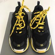 Balenciaga Triple S Black Yellow White 534162W09OG 1087 - 2