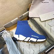 Balenciaga Speed 2.0 Sneakers White Blue - 2