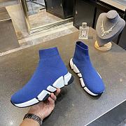 Balenciaga Speed 2.0 Sneakers White Blue - 6