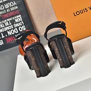 Louis Vuitton Since 1854 Podium Platform Sandal Brown - 6