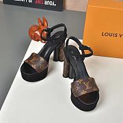 Louis Vuitton Since 1854 Podium Platform Sandal Brown - 3