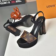 Louis Vuitton Since 1854 Podium Platform Sandal Brown - 2