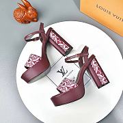 Louis Vuitton Since 1854 Podium Platform Sandal Cherry - 3