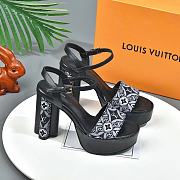 Louis Vuitton Since 1854 Podium Platform Sandal Grey - 6
