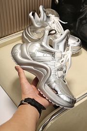 Louis Vuitton Archlight Trainer White Silver - 6