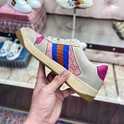 Gucci Screener Leather Sneaker ‎Blue Pink - 6