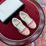 Gucci Screener Leather Sneaker ‎Blue Pink - 2
