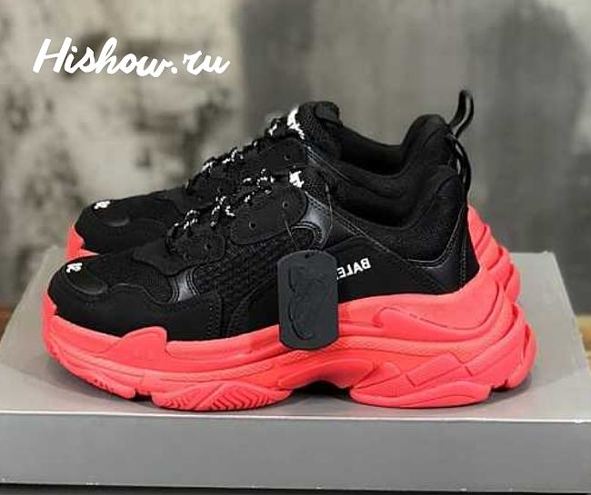 Balenciaga Triple S Black Red Sole 536737W2FZ11060 - 1