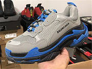 Balenciaga Triple S Clear Sole Ash Royal 536737 W06N1 9018 - 3