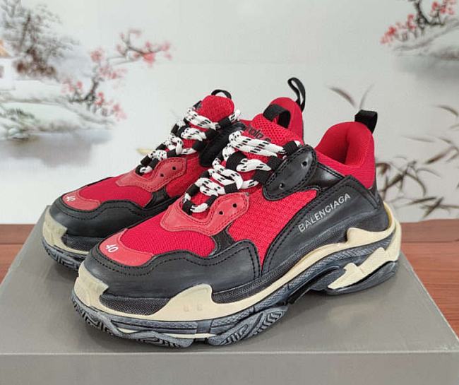 Balenciaga Triple S Red BlacK 516440-W09O7-6576 - 1
