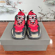 Balenciaga Triple S Red BlacK 516440-W09O7-6576 - 6