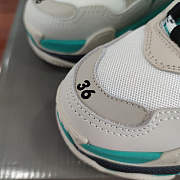 Balenciaga Triple S White Grey Turquoise - 2