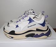 Balenciaga Triple S White Purple 541641 W09OF 9095 - 1