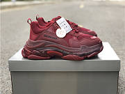 Balenciaga Triple S Burgundy Red 541624 W0901 6016 - 6