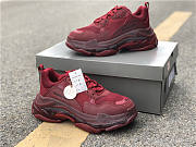 Balenciaga Triple S Burgundy Red 541624 W0901 6016 - 2