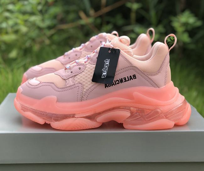 Balenciaga Triple S Clear Sole Peach - 1