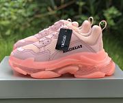 Balenciaga Triple S Clear Sole Peach - 1