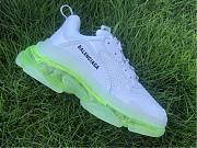 Balenciaga Triple S Clear Sole White Fluo Yellow 544351W2FR19073 - 2