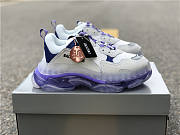 Balenciaga Triple S Clear Sole White Purple - 6