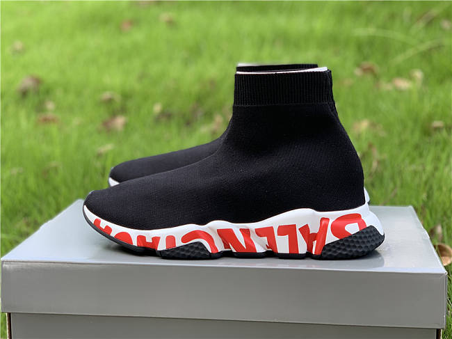 Balenciaga Graffiti Speed Red Sole 605972W05GE1095 - 1