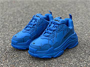 Balenciaga Triple S Blue Logo - 4
