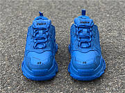 Balenciaga Triple S Blue Logo - 2