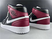 Air Jordan 1 Mid Black Noble Red BQ6472-016 - 3