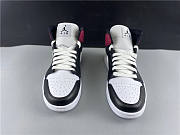 Air Jordan 1 Mid Black Noble Red BQ6472-016 - 4