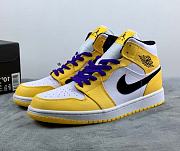Air Jordan 1 Mid SE Lakers 852542-700 - 1