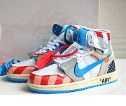 Air Jordan 1 Retro High Off-White Custom AA3834-108 - 1