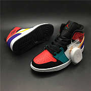 Air Jordan 1 Mid Bred Multi-Color 554724-125 - 6