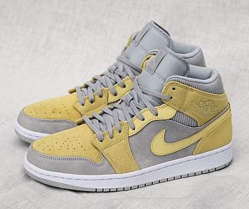 Air Jordan 1 Mid Mixed Textures Yellow DA4666-001