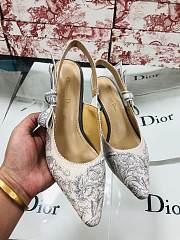 Dior J'aDior SlingBack Pump Grey Flowers - 3