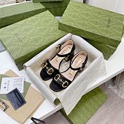 Gucci Women's Sandal with Horsebit Black 655411 BKO00 1000 - 3