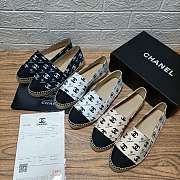 Chanel Slip On Sneakers White CG Icon - 5