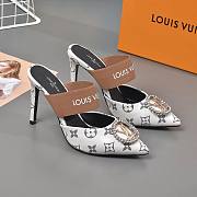 Louis Vuitton Mansion SL.Back Pump LV White - 5