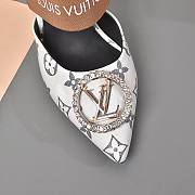 Louis Vuitton Mansion SL.Back Pump LV White - 2