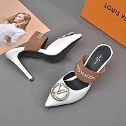 Louis Vuitton Mansion SL.Back Pump White - 2