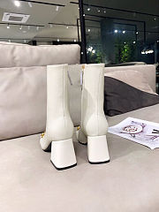 Gucci Women's Ankle Boot with Horsebit White - 2