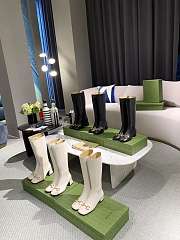 Gucci Women's Knee-High Boot with Horsebit Black ‎643889 BKO00 1000 - 3