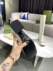 Gucci Women's Knee-High Boot with Horsebit White - 5