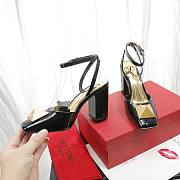 Valentino Garavani Roman Stud Square-toe Pumps Black - 3